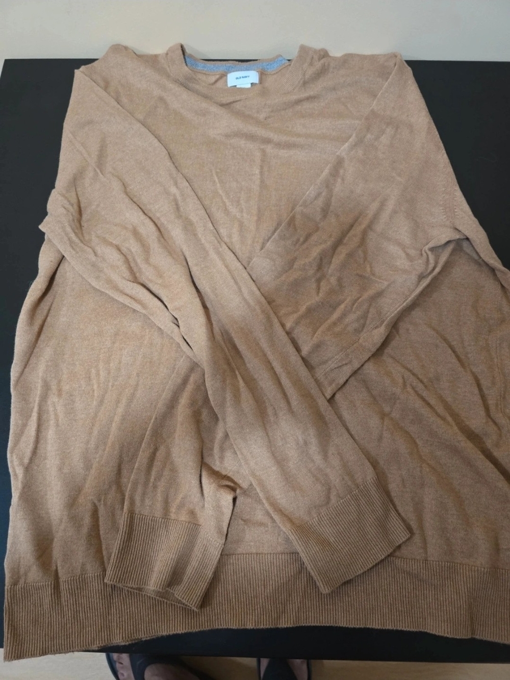 Old Navy Men's Camel Crewneck Sweater